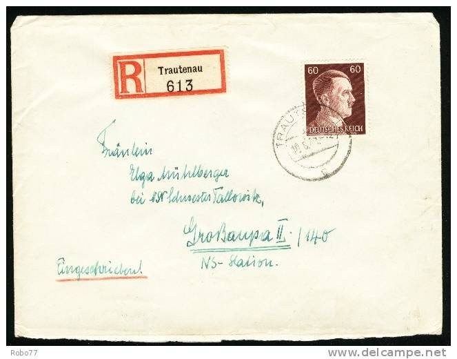 1941 Sutedenland - Sudety. Trautenau 10.8.41. (A11045) - Sudetenland