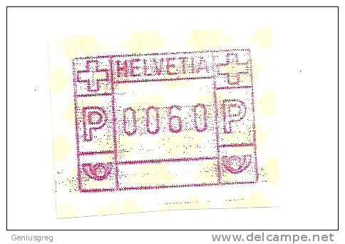 1993 ATM Automatenmarke, Carta Fluorescente, Cartina Verde Mi.5yd - Automatic Stamps