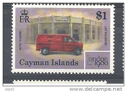 Fourgon, Camionnette, Poste, Cayman, Caimanes, Ile  Yv449  MNH**  (ETR596) - Trucks
