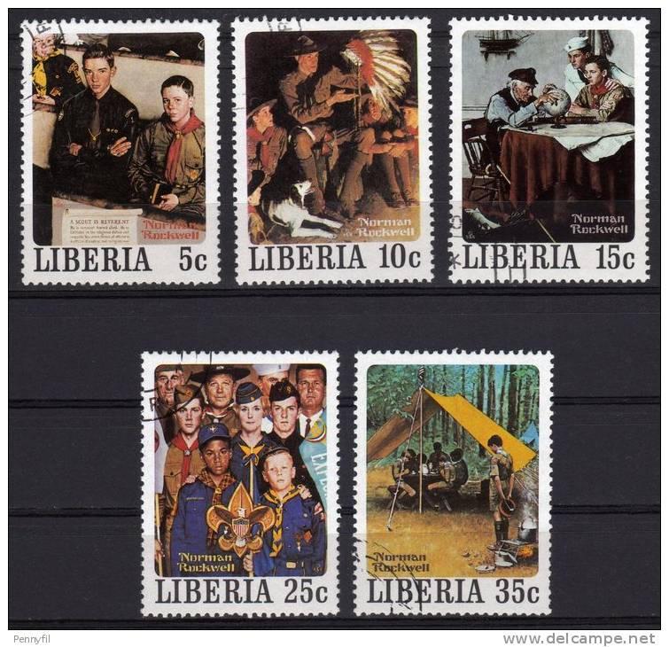 LIBERIA – 1979  SCOUT 5V USED - Liberia