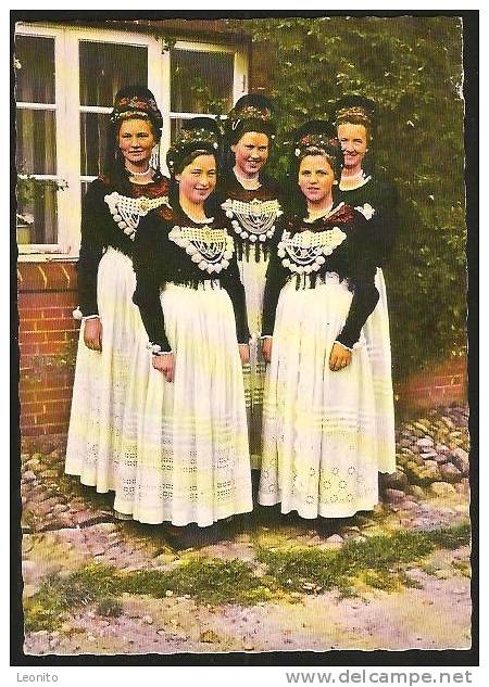 Junge Friesinnen In Tracht Insel Föhr Holzgerlingen 1970 - Föhr