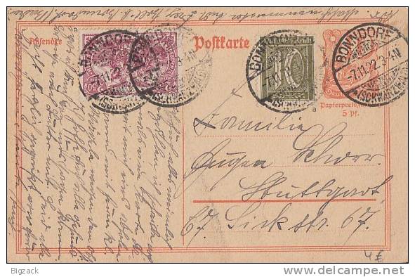 DR GS Zfr. Minr.115,159 Bonndorf  7.11.22 - Briefe U. Dokumente