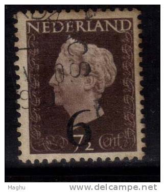 Netherlands  Used 1950, Surcharge 6c - Usati