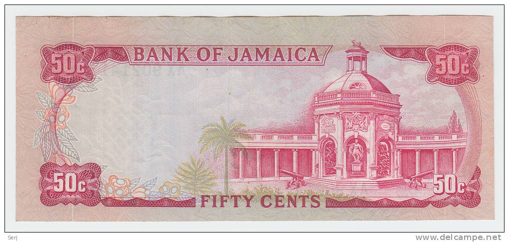 JAMAICA 50 Cents 1960 XF+ P 53 - Jamaica