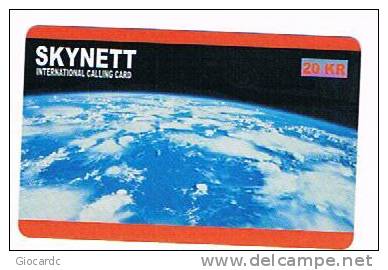 DANIMARCA (DENMARK)  - SKY NETT  (REMOTE) - EARTH  - USED °- RIF. 4014 - Danimarca