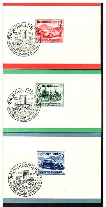 D.-Reich  Nr. 686-88  Minni FDC    ( Ba 2204  ) Siehe Scan - Briefe U. Dokumente