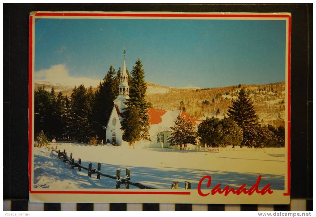 CANADA  PAYSAGE D'HIVER DANS LES LAURENTIDES - Cartes Modernes