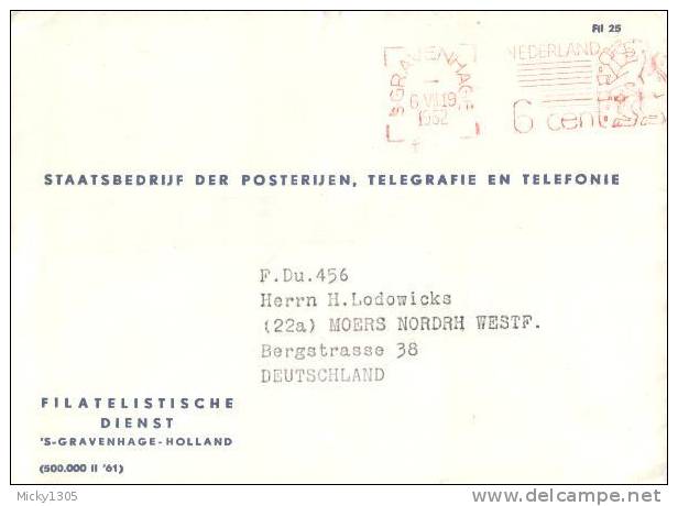 Niederlande / Netherland - Einschreiben / Registered Letter (R637) - Other & Unclassified