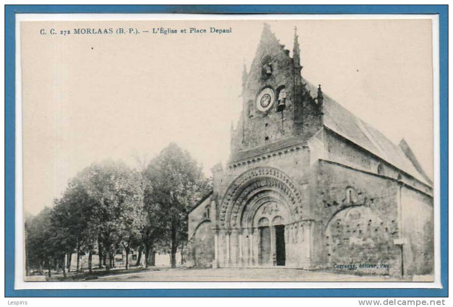 64 - MORLAAS -- L'Eglise Et Place.... - Morlaas