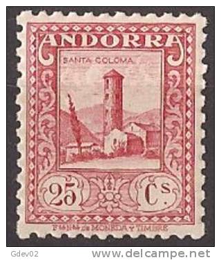 AND20-L4037. Andorre Espagnol.Andorra Español.1935/43. (Ed 20D**) Sin Charnela.MUY BONITO - Ongebruikt