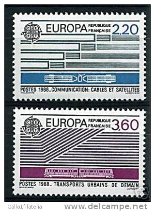 1988 - FRANCIA / FRANCE - EUROPA CEPT- TRASPORTI. MNH - 1988