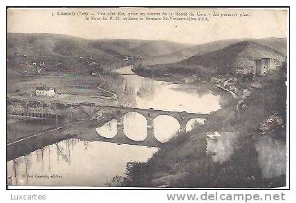 3. LUZECH. VUE COTE EST, PRISE AU DESSUS DE LA ROUTE DE CAIX...... - Luzech