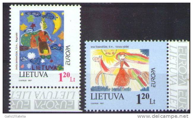 1997 - LITUANIA / LITHUANIA - EUROPA CEPT - LE LEGGENDE / THE LEGENDS. MNH - 1997