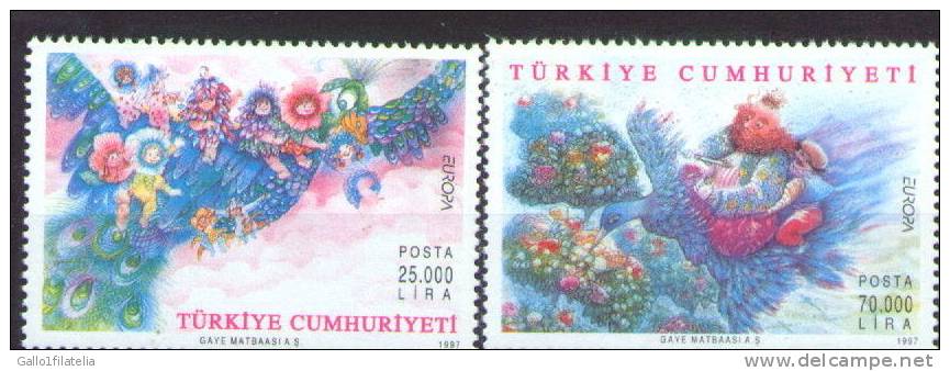 1997 - TURCHIA - EUROPA CEPT - LE LEGGENDE. MNH - 1997