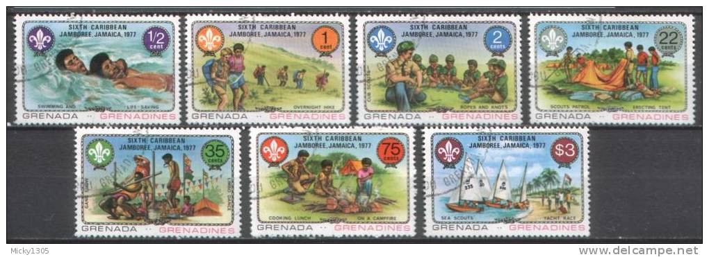 Grenada / Grenadinen  - Mi-Nr 237/243 Gestempelt / Used  (p015) - Used Stamps