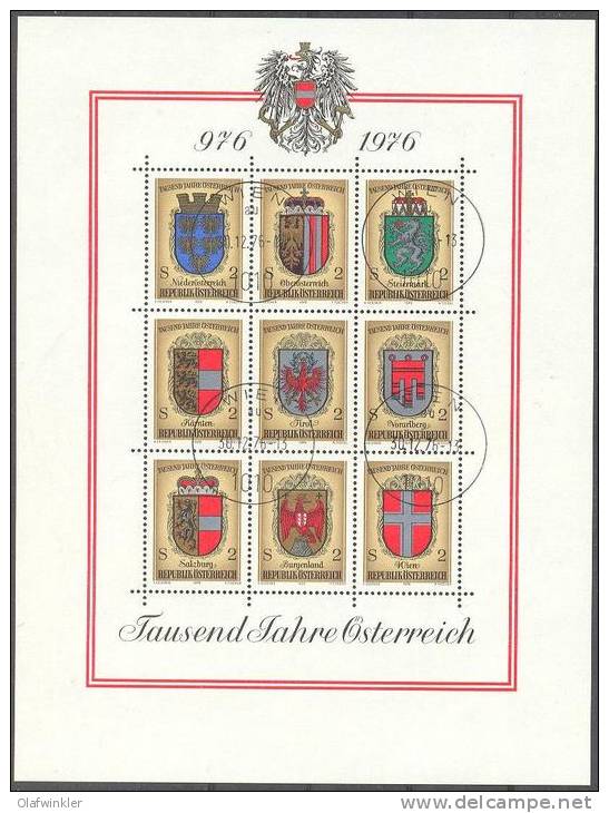 1976 Jahrgang Komplett ANK Bl 5-1555 / Mi 1506-39 / Sc 1030-50+B340 / Y&T 1335-68 Gestempelt/oblitere/used [hod] - Annate Complete