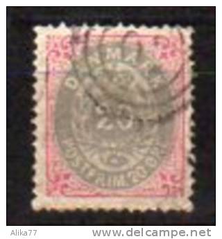 DANEMARK     Oblitéré    Y. Et T.   N° 26A      Cote:  40,00   Euros - Used Stamps