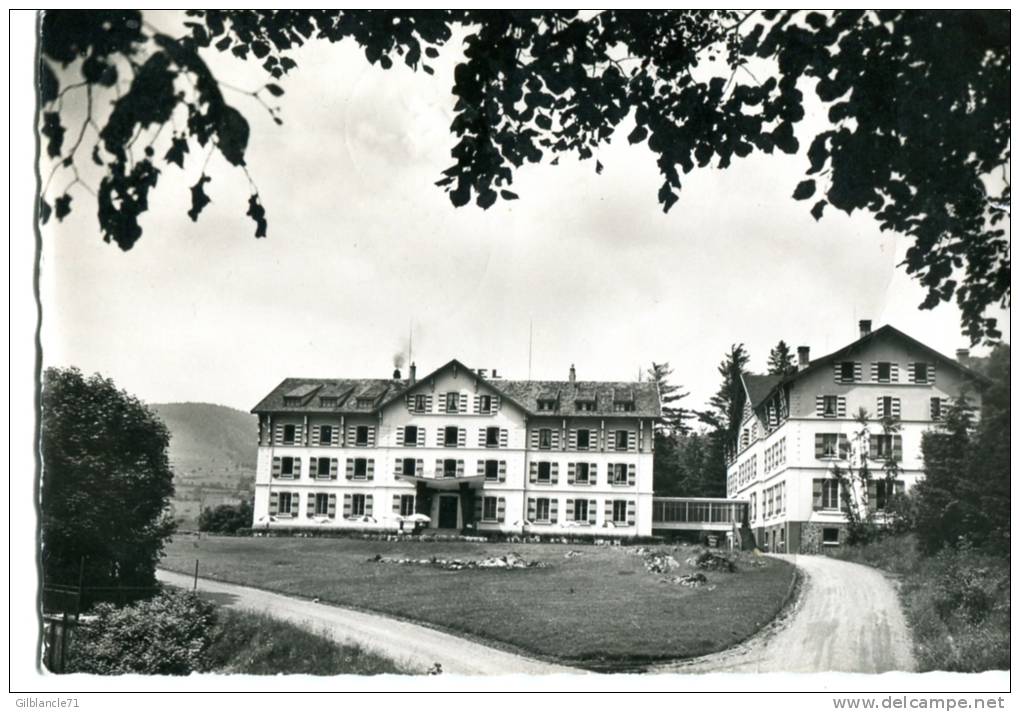 BUSSANG-88-Vosges-Hôtel Des Sources-1957-URBES-68-Haut Rhin-Oblitération-2 Scans - Bussang