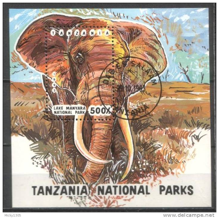 Tansania - Block 221 Gestempelt / Used (p017) - Elefanten