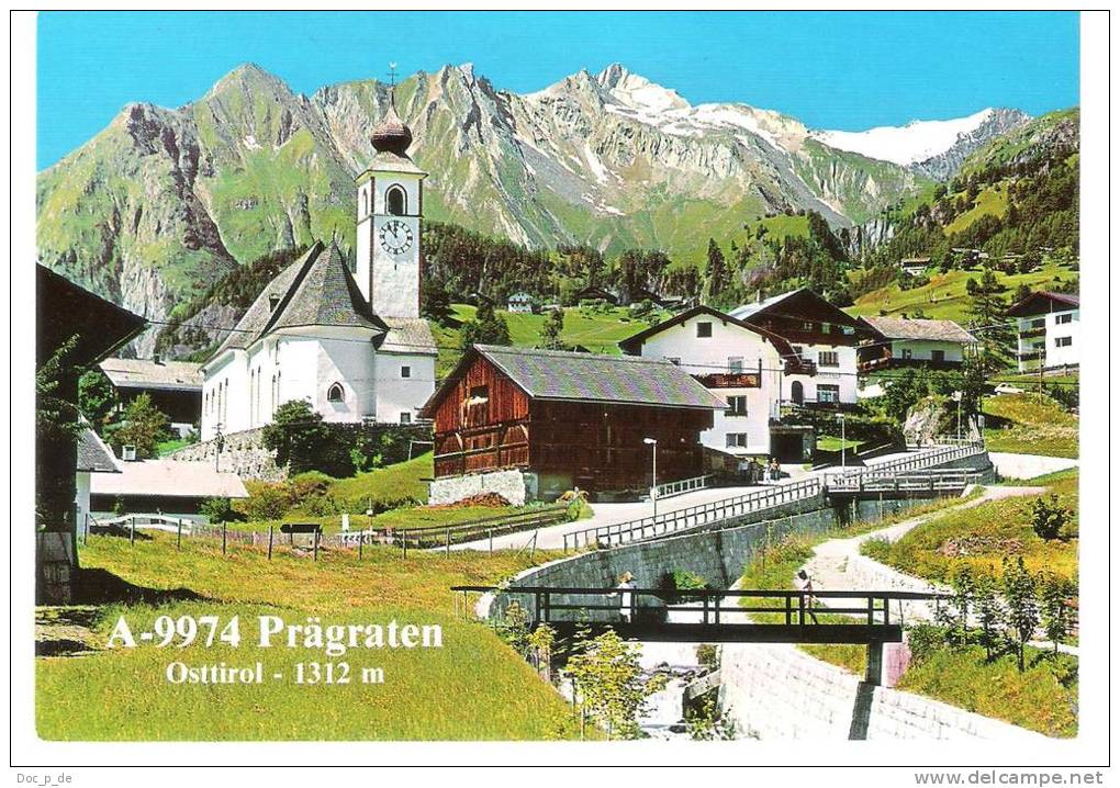 Österreich - A-9974 Prägraten Am Großvenediger - Kirche - Church - Osttirol - Ortsansicht - Prägraten