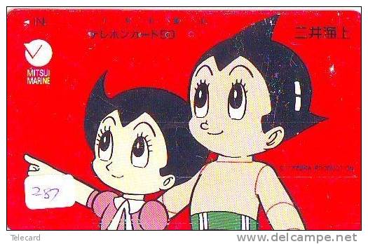 Télécarte Japon * ASTRO BOY * ASTROBOY (281)  BD Comics * MANGA * TEZUKA * JAPAN ANIME PHONECARD * TELEFONKARTE - Film