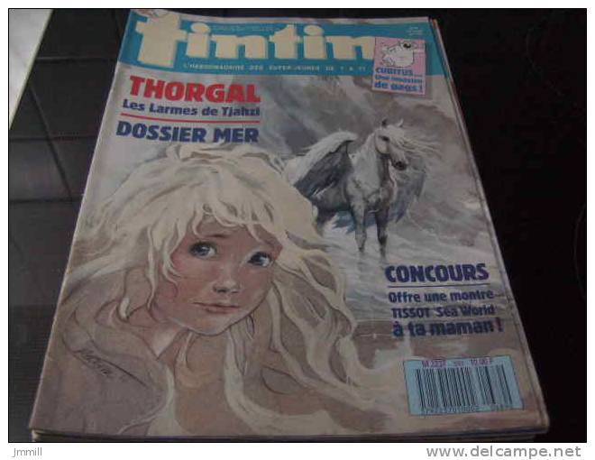 Rosinski : Superbe Couverture Journal Tintin : Thorgal Les Larmes De Tjahzi (1) - Tintin