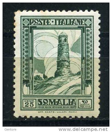 SOMALIA 1932 Touristic Set  Perf. 12  Cat. Sassone N° 172  MINT Very Ligthly HINGED* Point Of Rust - Somalia