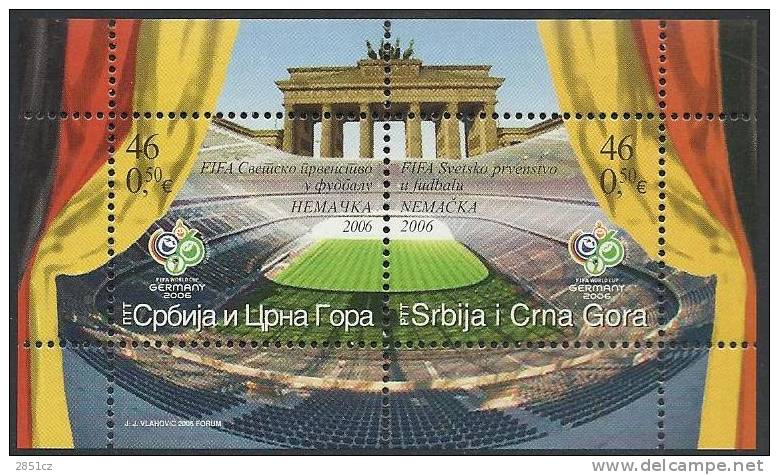 FIFA WORLD CUP, Germany 2006., Serbia And Montenegro - 2006 – Deutschland