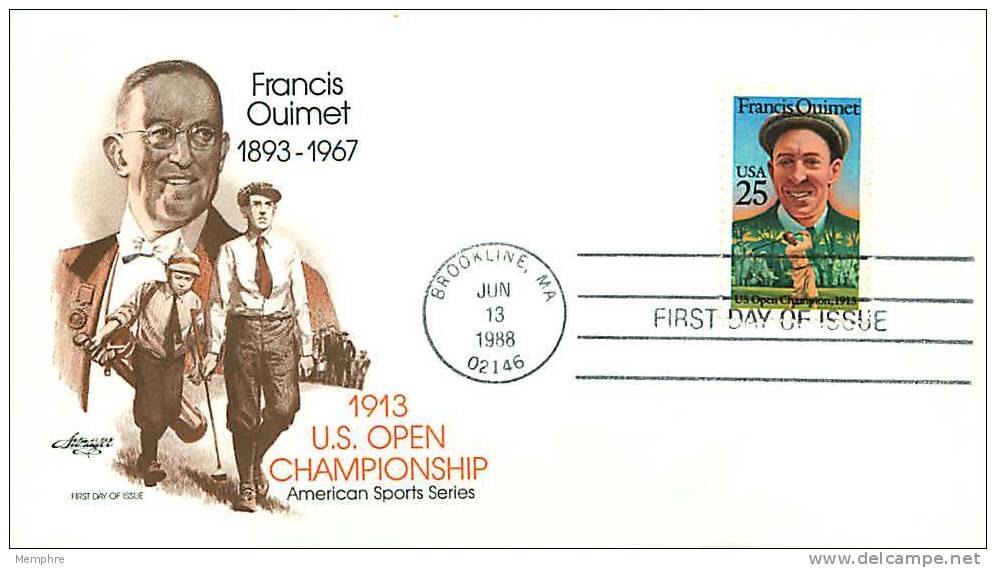 1988  Francis Ouimet Golfer  Sc 2377 - 1981-1990