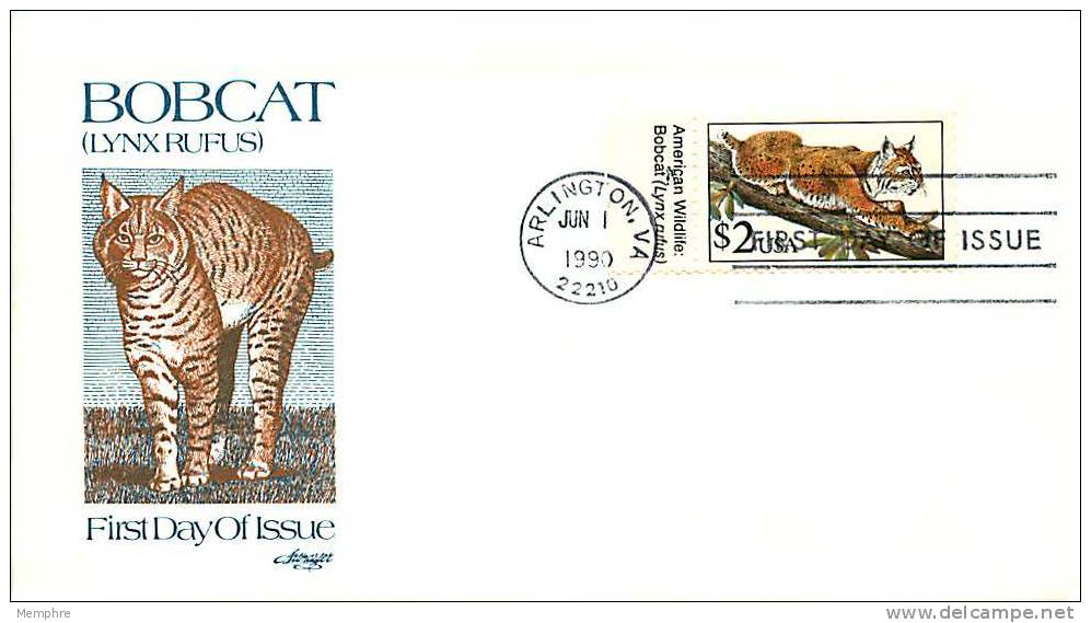 1990  Bobcat $2 Definitive  Sc 2482 - 1981-1990