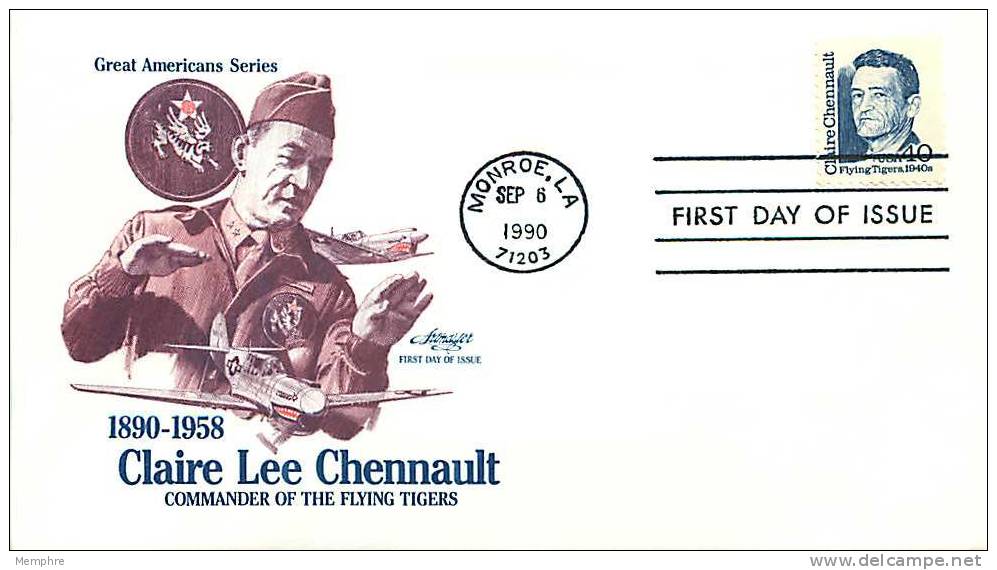 1990  Great Americans Series  C. Lee Chenault  Sc 2187 - 1981-1990