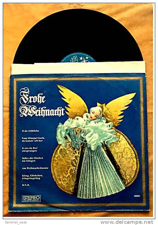 Alte LP Vinyl 1965 ,  Frohe Weihnacht  , 12 Weihnachts-Lieder  -  Von Grammophon Hannover , 109501 - Weihnachtslieder