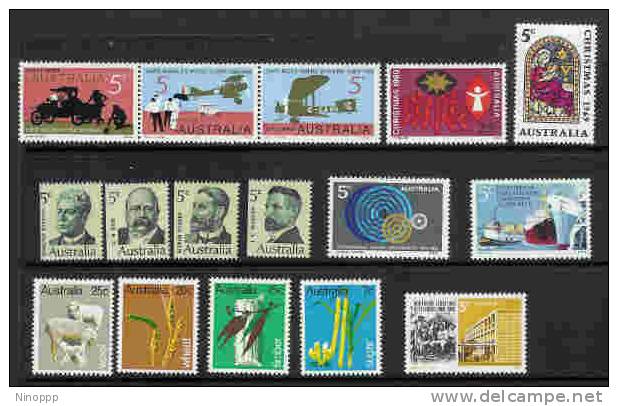 Australia-1969 Year ASC 473-488 ,16 Stamps MNH - Collections