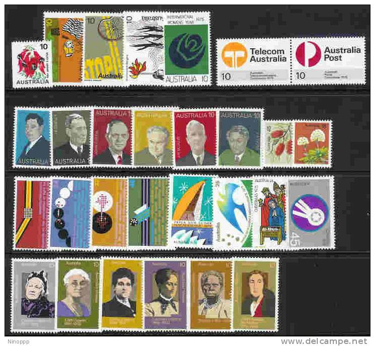 Australia-1975 Year ,29 Stamps MNH, - Collections