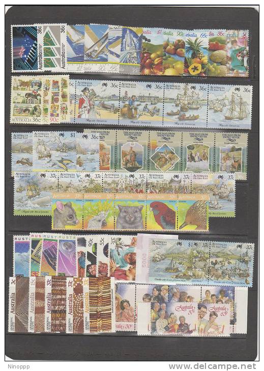 Australia-1987 Year,ASC 1052-1114, 62 Stamps MNH - Collections