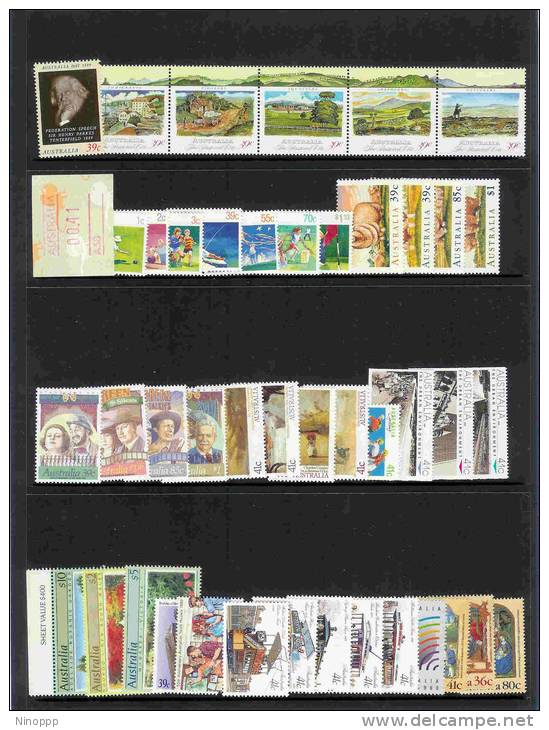 Australia-1989 Year ASC 1181-1275 ,44 Stamps MNH - Verzamelingen