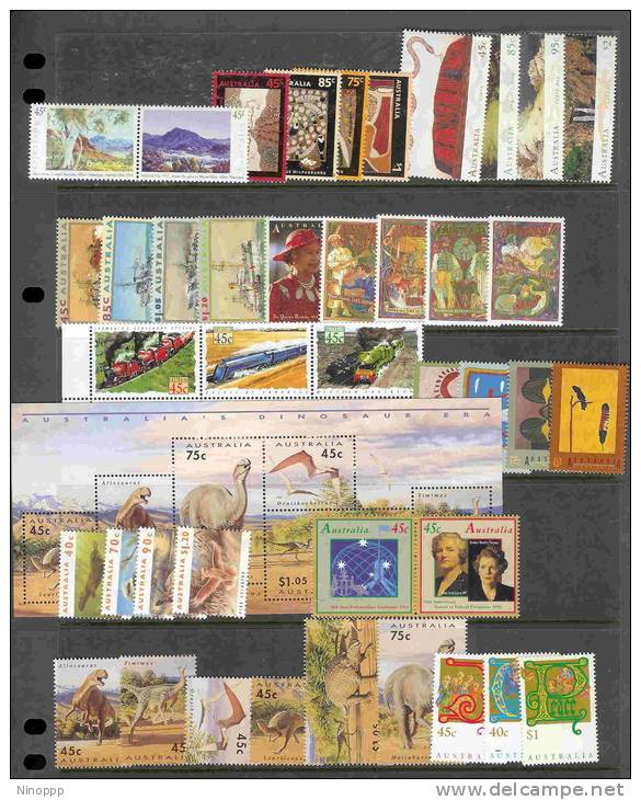 Australia-1993 Year ASC 1373-1416 ,44 Stamps + 1 MS MNH - Collections