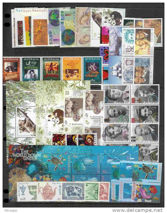 Australia-1995 Year ASC 1477-1527,53 Stamps + 3 MS  MNH - Verzamelingen