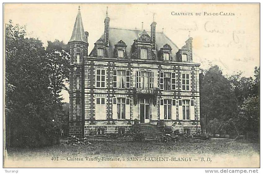Pas-de-Calais : Nov11b 261 : Saint-Laurent-Blangy  -  Château Vaudry-Fontaine - Saint Laurent Blangy