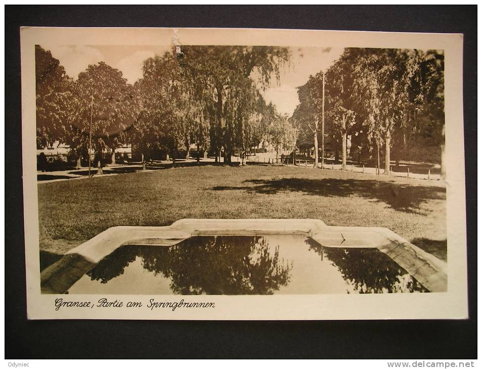 Gransee,Partie Am Springbrunnen 1953 - Gransee