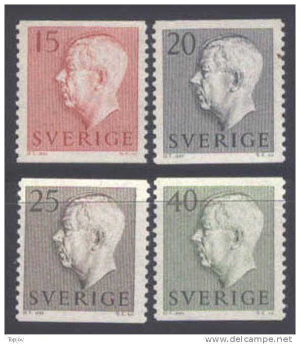 SWEDEN - SVERIGE - GUSTAV  VI  ADOLF  - ** MNH - 1957 - Nuevos
