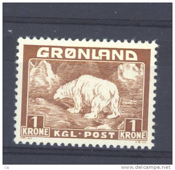 Groenland  -  1938  :  Yv  9  ** - Neufs