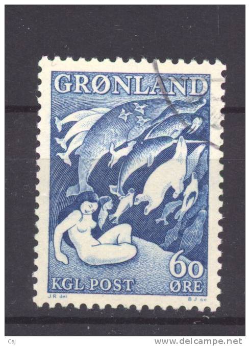 Groenland  -  1950  :  Yv  30  (o) - Gebruikt