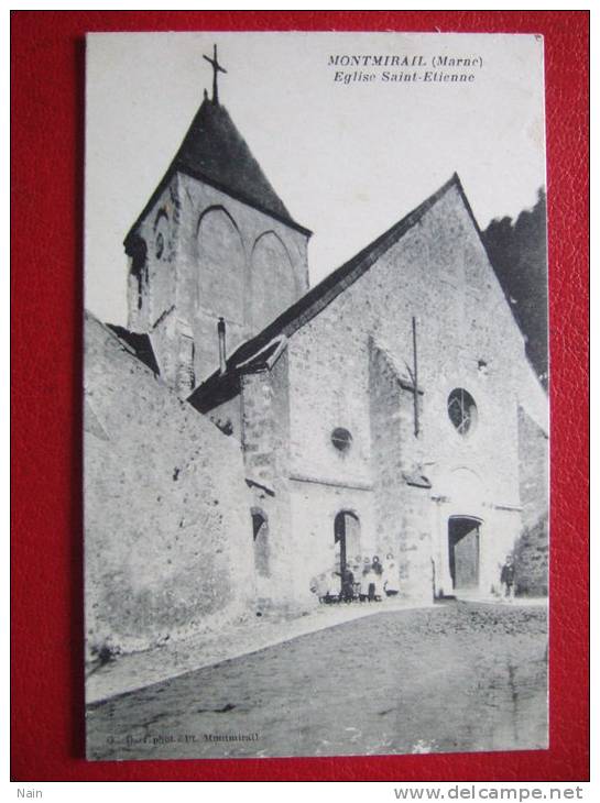 51 - MARNE - MONTMIRAIL - EGLISE SAINT ETIENNE - BELLE CARTE - - Montmirail