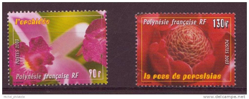 Polynesie N° 699 A  700** Neuf Sans Charniere  Flore  Fleurs - Neufs