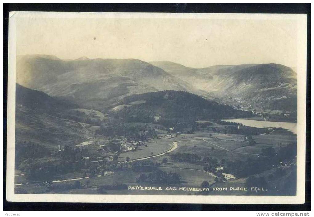 POSTCARD PATTERDALE AND HELVELLYN FROM PLACE FELL - Patterdale