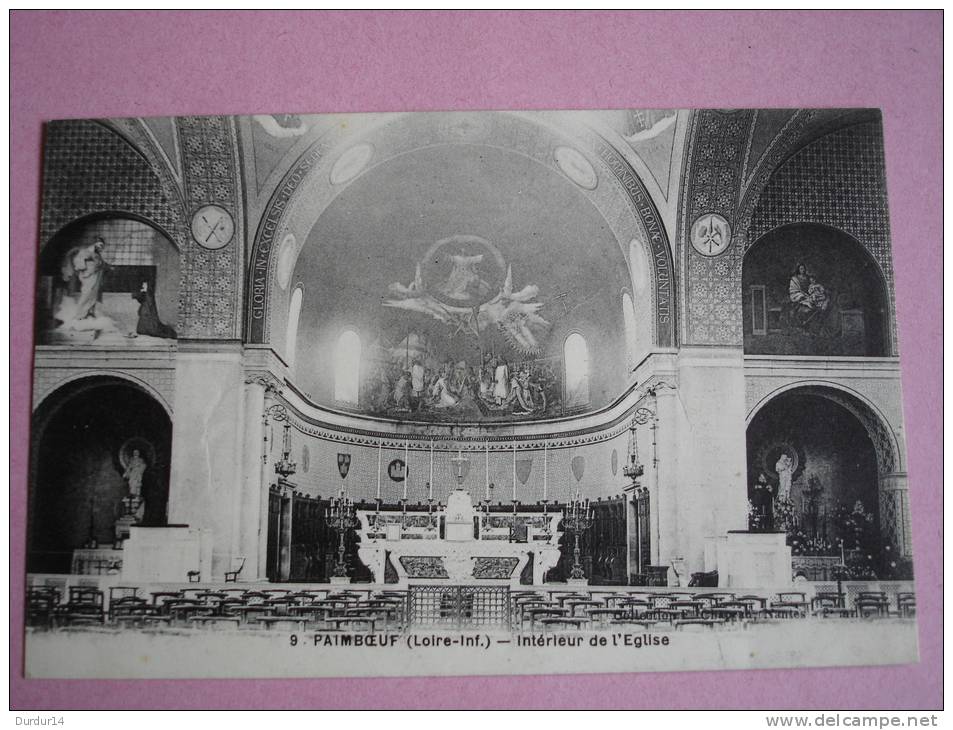 PAIMBOEUF  ( Loire-Atlantique )  Intérieur De L'Église - Paimboeuf