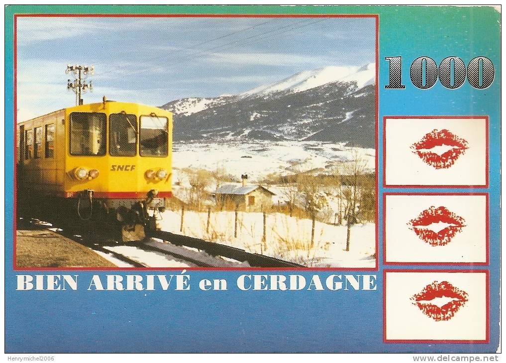 Pyrénées Orientales ,  Le Train Sncf En Cerdagne - Otros & Sin Clasificación