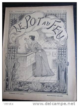 Le Pot Au Feu N°20, Octobre 1895. Journal De Cuisine Pratique & D' Économie Domestique. - Zeitschriften - Vor 1900