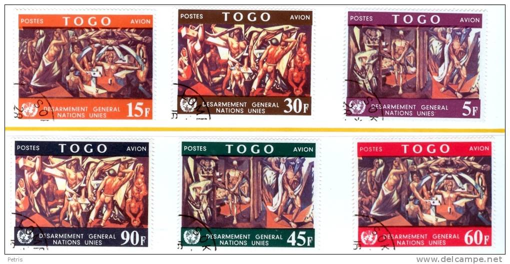 Togo: Easter 1967 Complete Set Of 6 Stamps Used - Lot. A11 - Togo (1960-...)